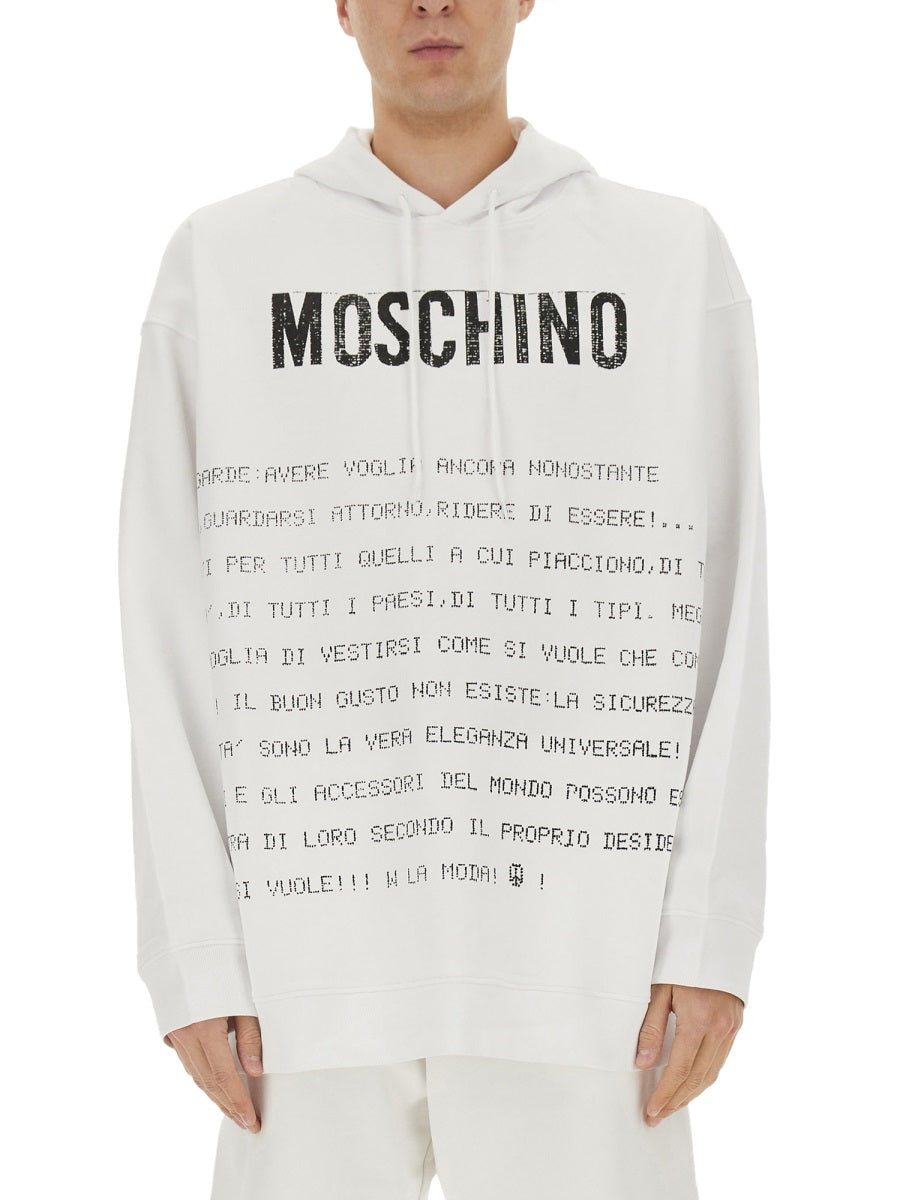 Moschino モスキーノ「アーカイブメッセージ」パーカー - Image 6