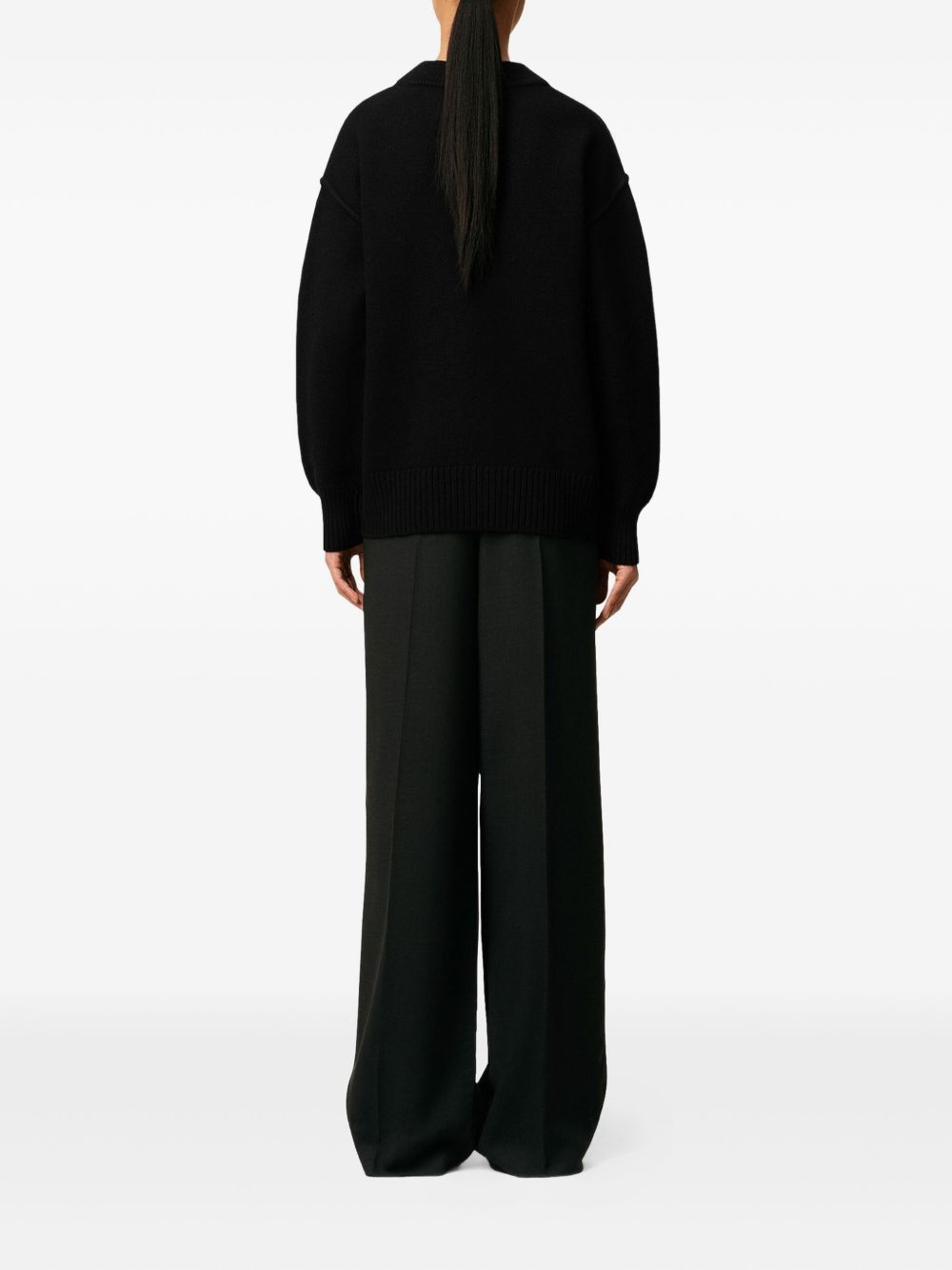 Ami Ami Paris Ami De Coeur Wool Cardigan - Image 6