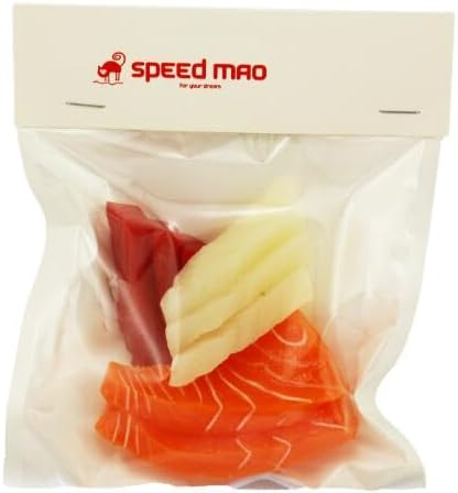 speed mao Realistic Sashimi Fillet, Food Sample Food Model, Set of 3 Types