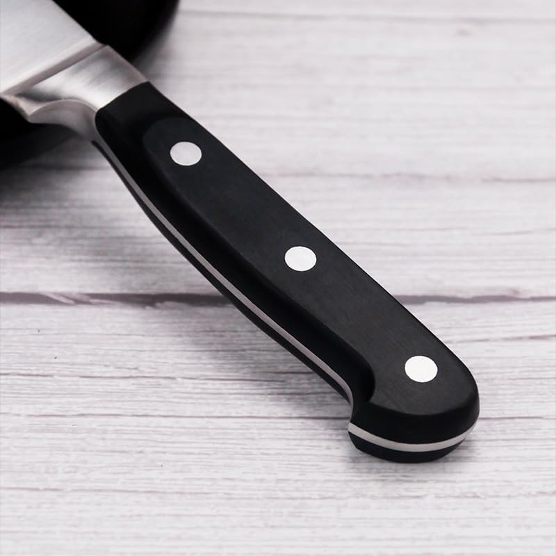 Kitchen Knife, Santoku Knife, Utility Knife, Kitchen Utensils, 7.1 inches (180 mm), X50CrMoV15 Stainless Steel, Meat Cleaver, Fish Cutting Knife, Vegetable Knife Ideal for Professional Chefs