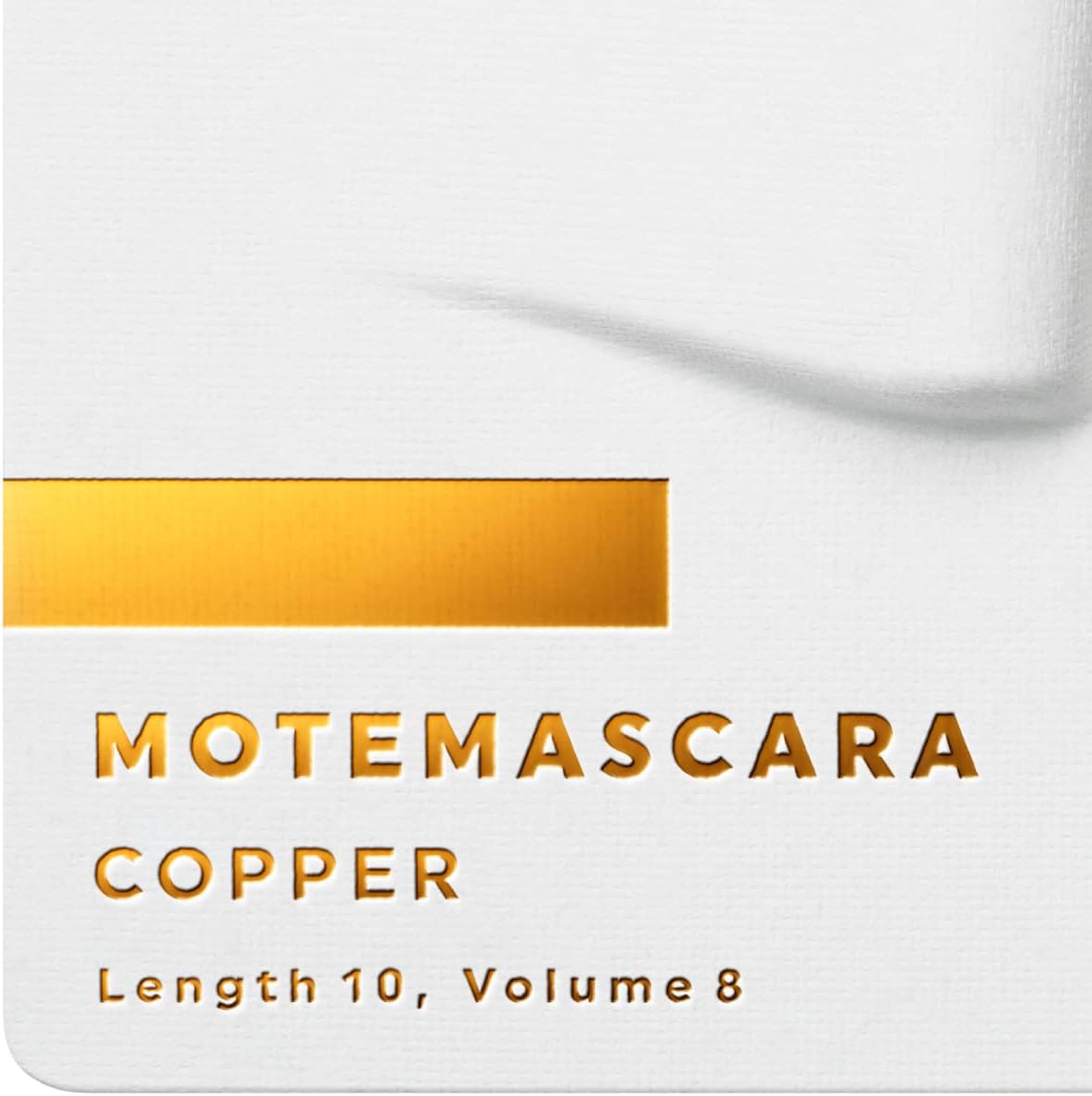 UZU BY FLOWFUSHI Mote Mascara, Copper Color Mascara, Eyelash Care, Water Resistant, Off Hot Water, Alcohol Free, Hypoallergenic