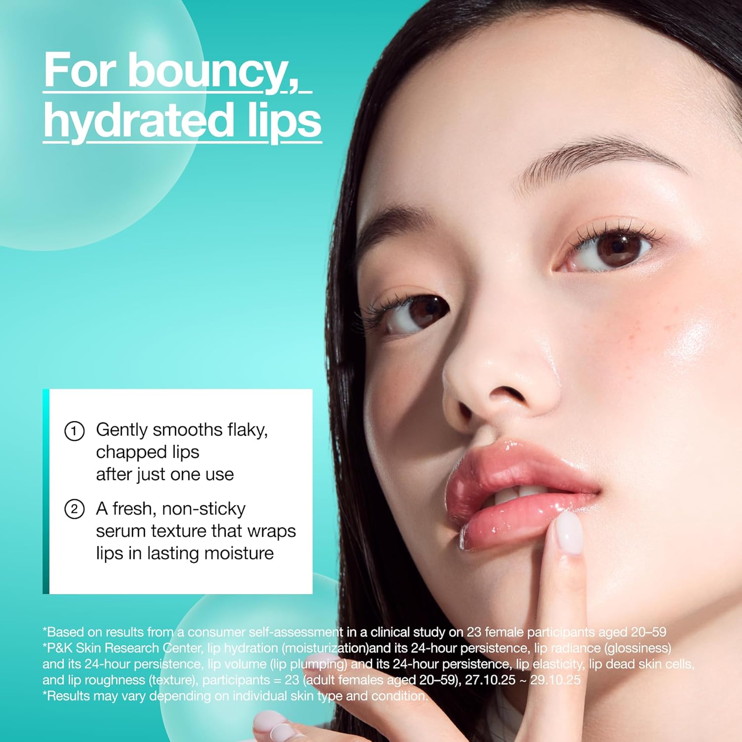 Anua PDRN - Suero labial, hidratación de larga duración para labios secos y agrietados, cuidado labial hidratante no pegajoso con ADN de salmón, ácido hialurónico y colágeno, cuidado de la piel coreano, 0.33 onzas líquidas
