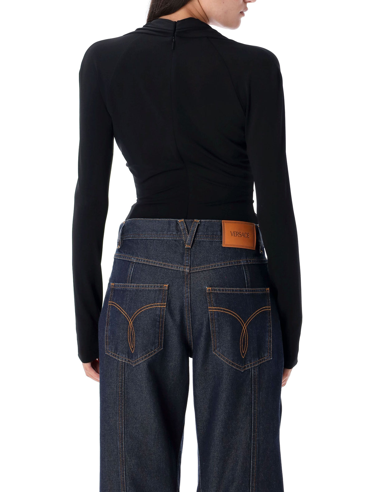 Versace ヴェルサーチトップブラック - Image 6
