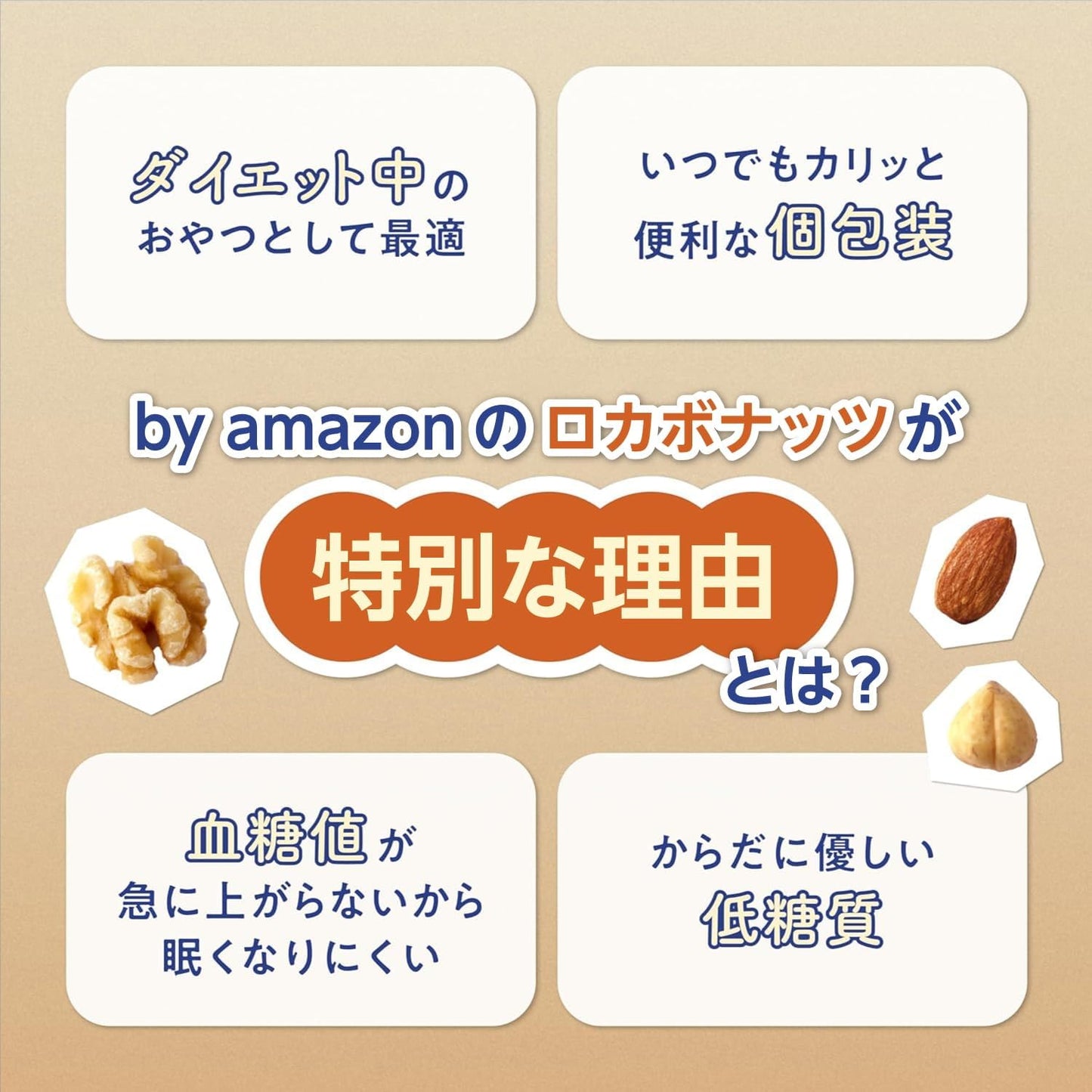 by Low-carb Nuts, Mini Pack, 30 Servings, 0.6 oz (16 g) x 30 Packs, Individual Packaging (Delta International)