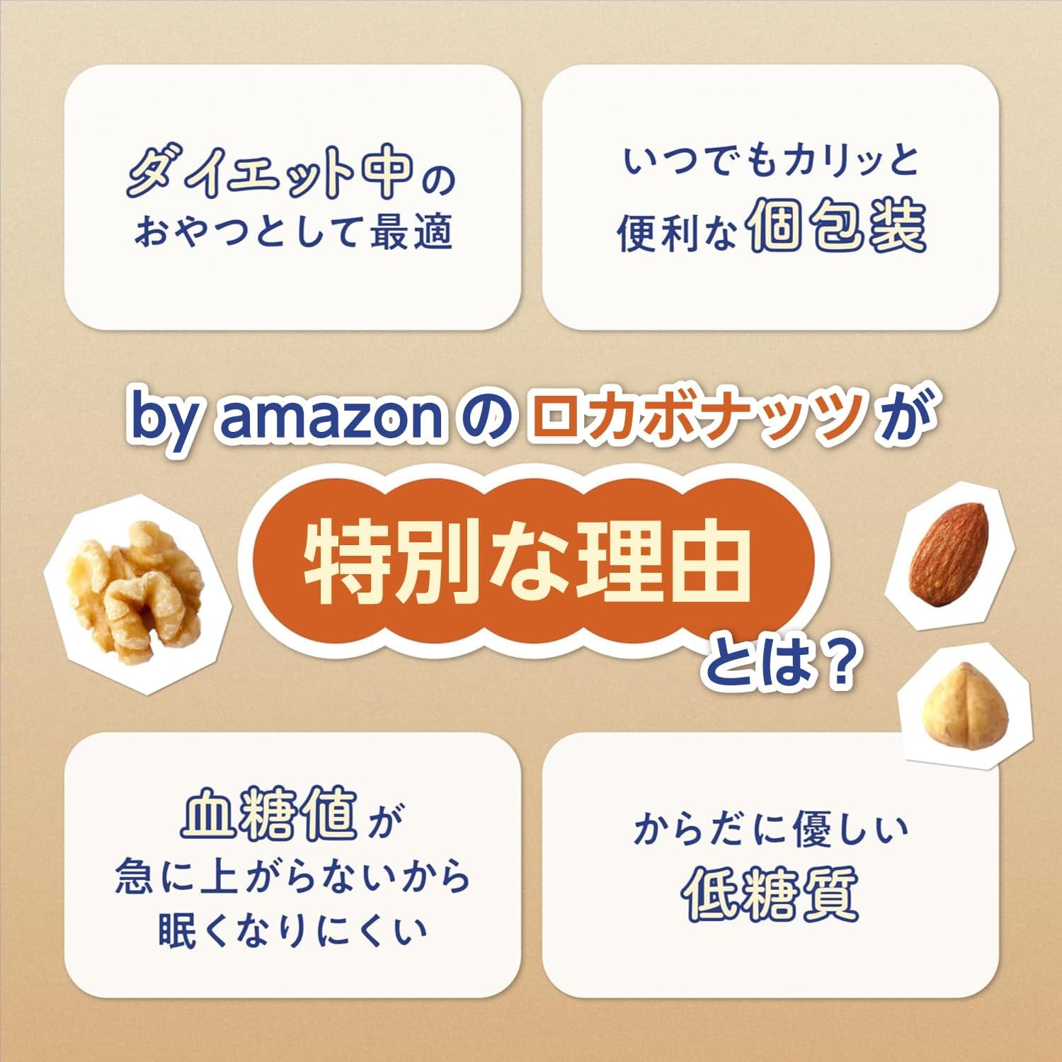 by Low-carb Nuts, Mini Pack, 30 Servings, 0.6 oz (16 g) x 30 Packs, Individual Packaging (Delta International)