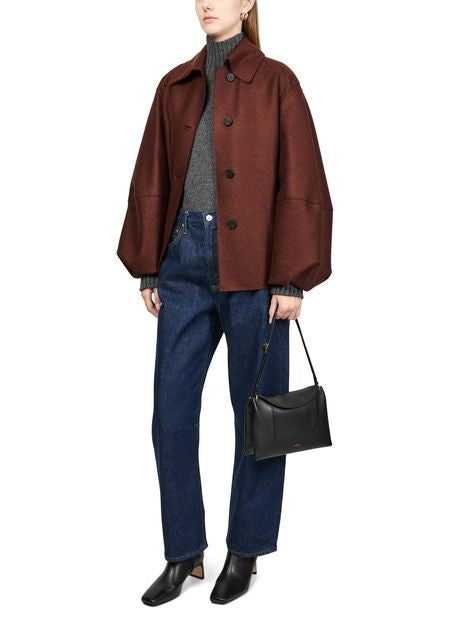 HARRIS WHARF LONDON Puff-sleeved jacket in pressed wool - Image 6