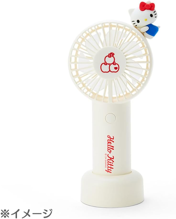 Sanrio 212164 Cinnamoroll Character 2-Way Fan, Cinnamon, 7.1 x 3.9 x 1.6 inches (18 x 10 x 4 cm)