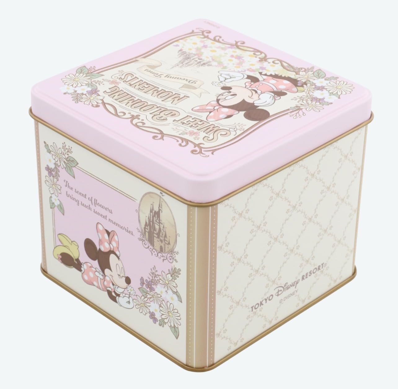 Tokyo Disney Resort Exclusive Minnie Mouse Cookie Tin TDR TokyoDisneyResort Snacks, Souvenirs, Disney Goods, Gift (1 Piece)