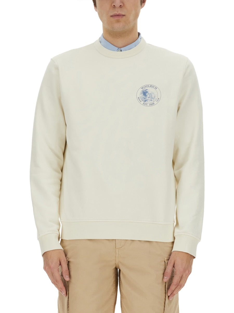 Woolrich ロゴ付きのウールリッチスウェットシャツ - Image 6