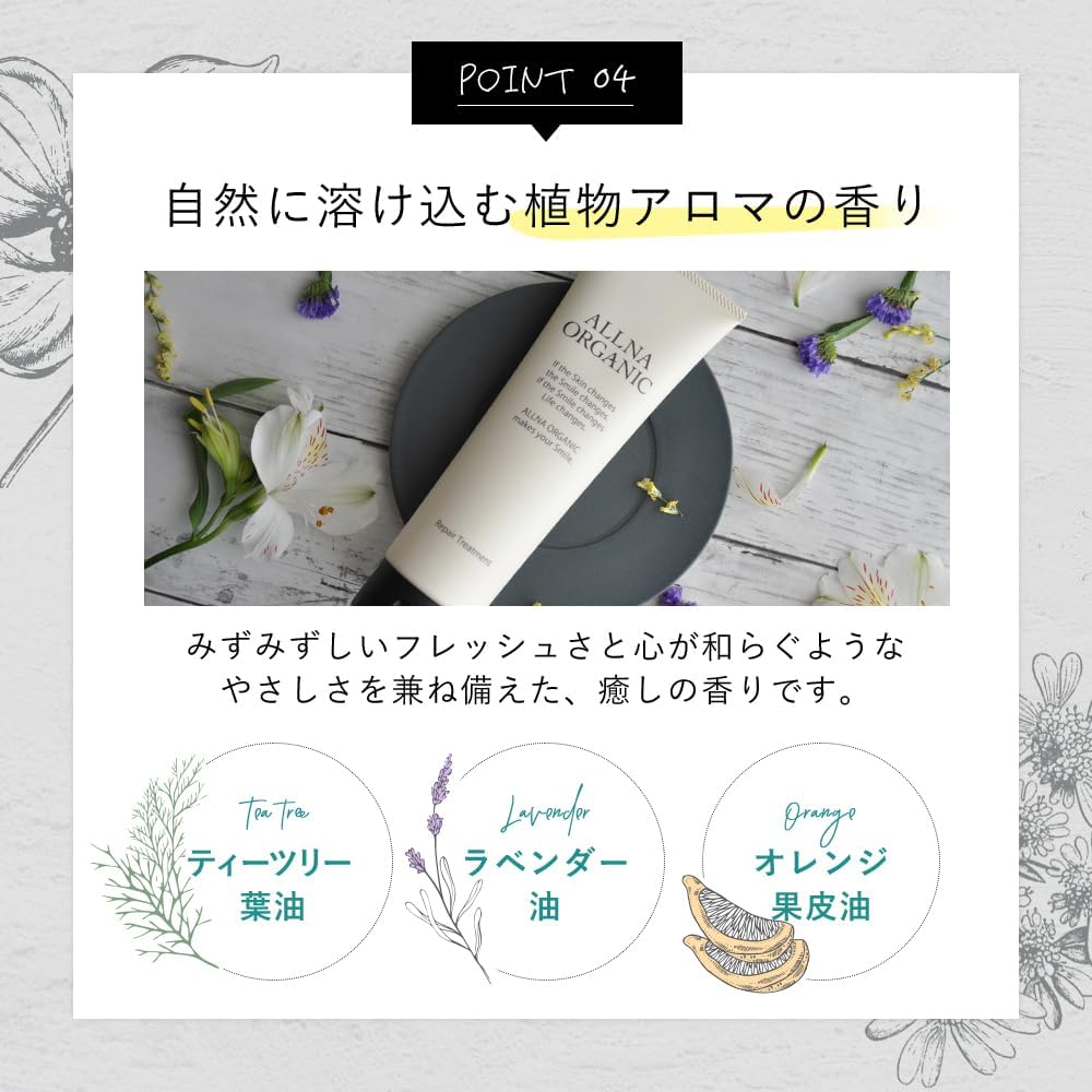 Oruna Organic Hair Mask, Damage Repair, Treatment, Rinse Out, 6.3 oz (180 g), Luster, Repair, Additive-Free