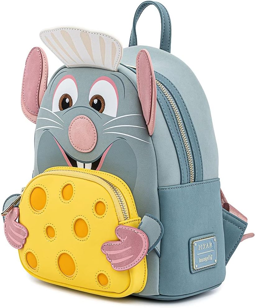Loungefly Disney Pixar Ratatouille Chef Cosplay - Bolso de hombro con doble correa para mujer