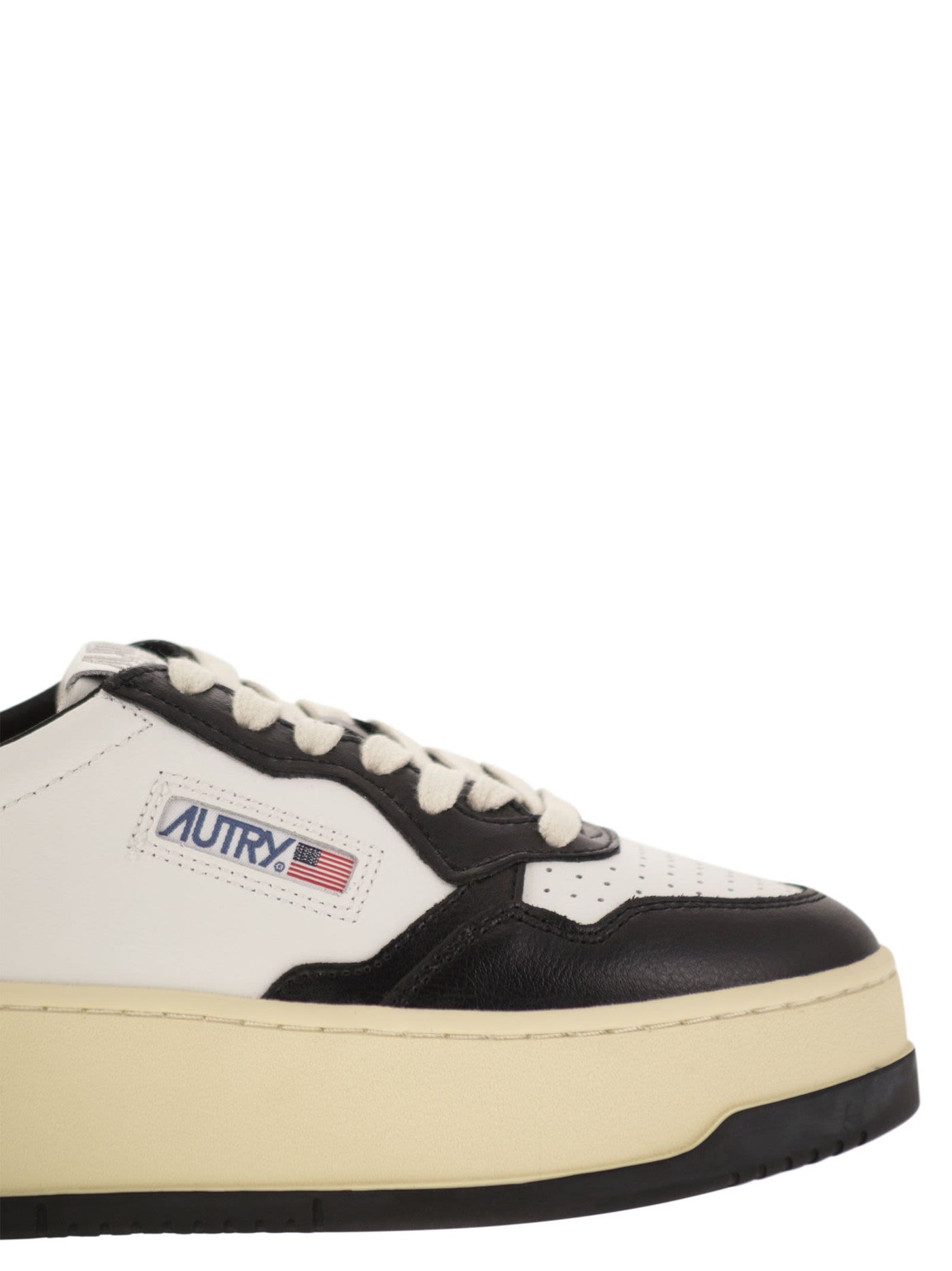 Autry Medalist Platform Leather Trainers - Image 6
