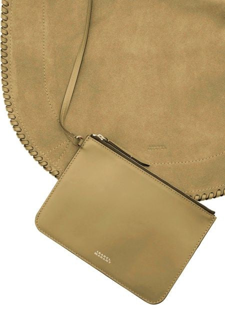 ISABEL MARANT Oskan Hobo Soft shoulder bag with braided edges - Image 6