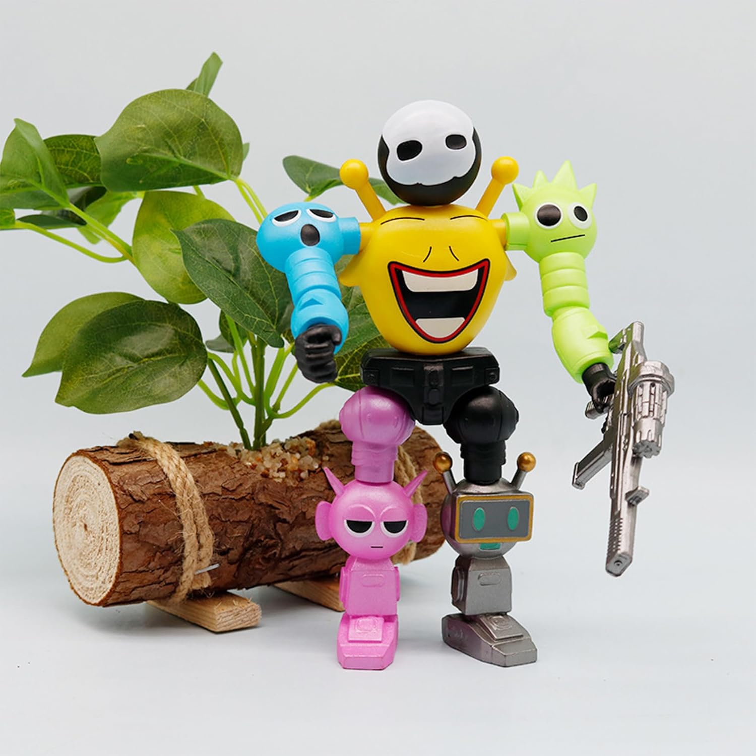 AAGWW Splanky Goods, Splanky Figure, Assembly, Joints, Animated Figurine, PVC Material, Popular Goods, Gift (C Type)
