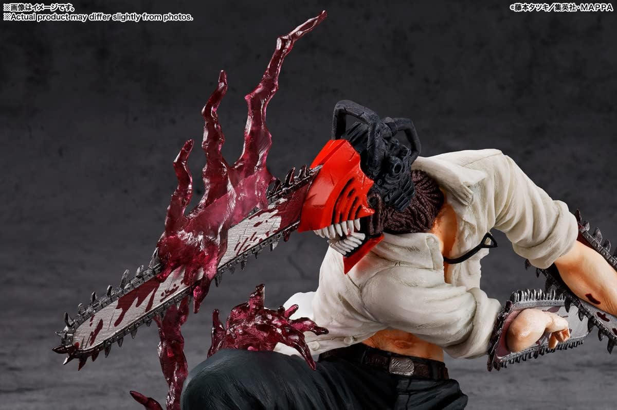 Figuarts Zero BAS65052 Chainsaw Man, Approx. 8.3 inches (210 mm), PVC & ABS, Pre-painted Complete Figure