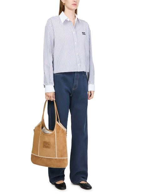 MIU MIU Flocked jeans - Image 6