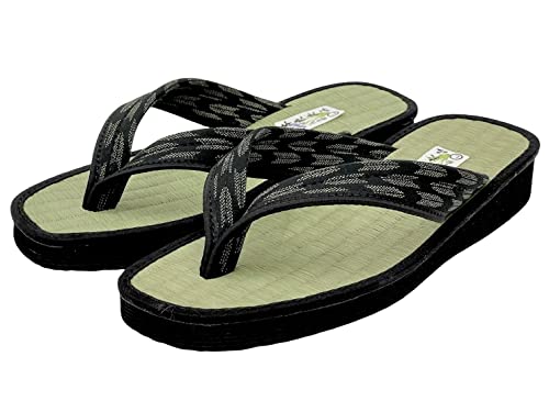 Daimei Shokai Men's Nose Strap Tatami Folding Japanese Pattern Japanese Style Sandals