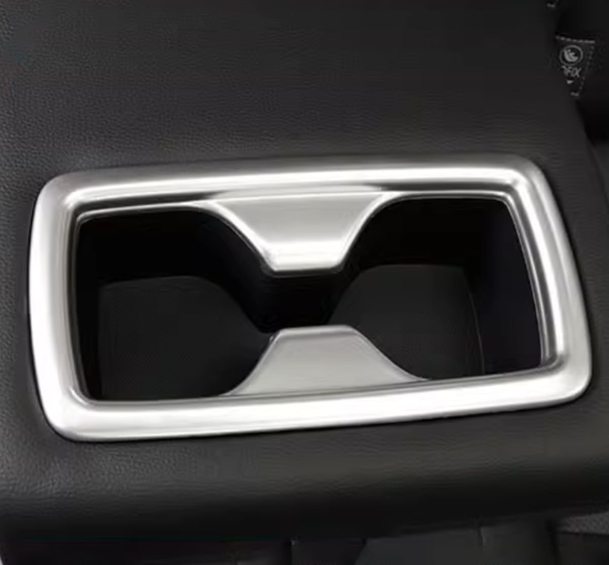 ZUNEIGUNG Harrier 4th Generation Harrier 80 Series Accessories Parts Cup Holder Garnish Second Cup Holder Cover Fits New Toyota Harrier Interior Parts Accessories ABS Resin 1 Piece (Silver [Matte