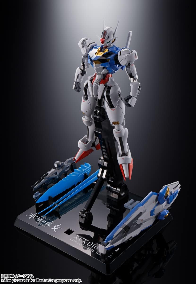 TAMASHII NATIONS Super Alloy Mobile Suit Gundam: Witch from Mercury Gundam Aerial Approx. 7.1 inches (180 mm), ABS & PVC & Die-cast, Pre-painted Action Figure
