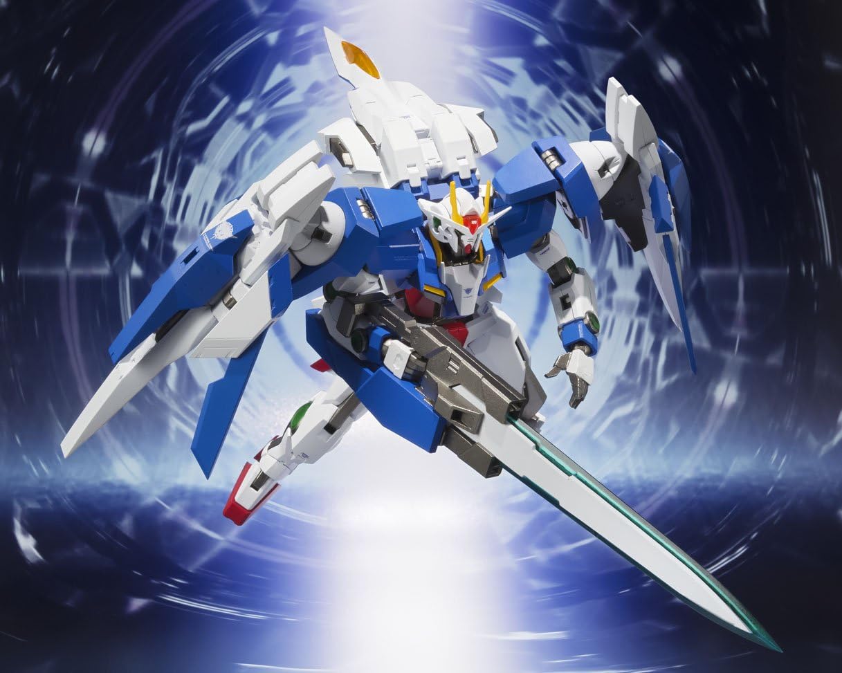 METAL ROBOT Spirits Mobile Suit Gundam [SIDE MS] 00 Raiser + GN Sword III, approx. 5.1 in. (130mm), ABS and PVC, die-cast painted action figure