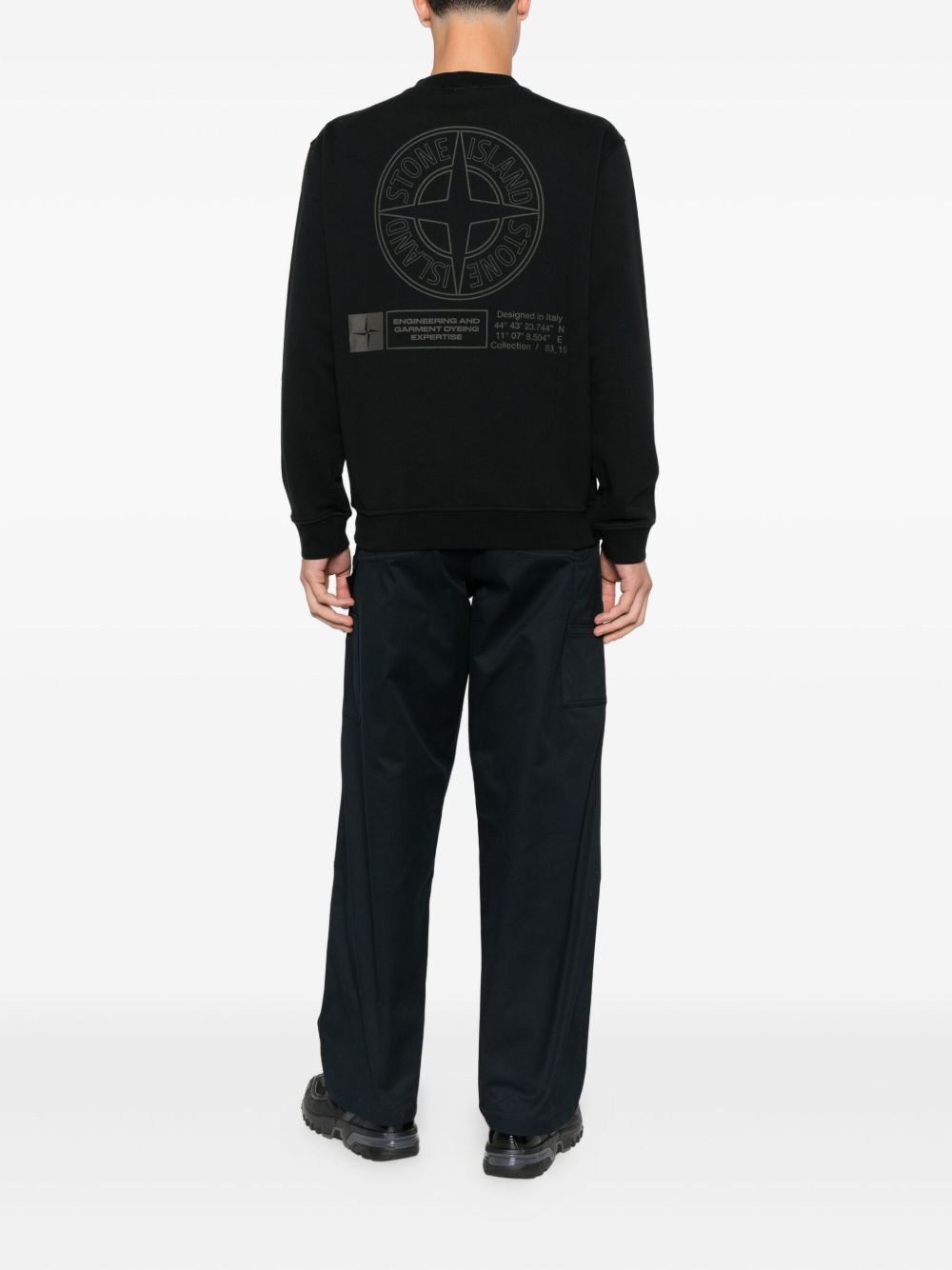 Stone Stone Island Printed Oversize Sweatshirt - Image 6