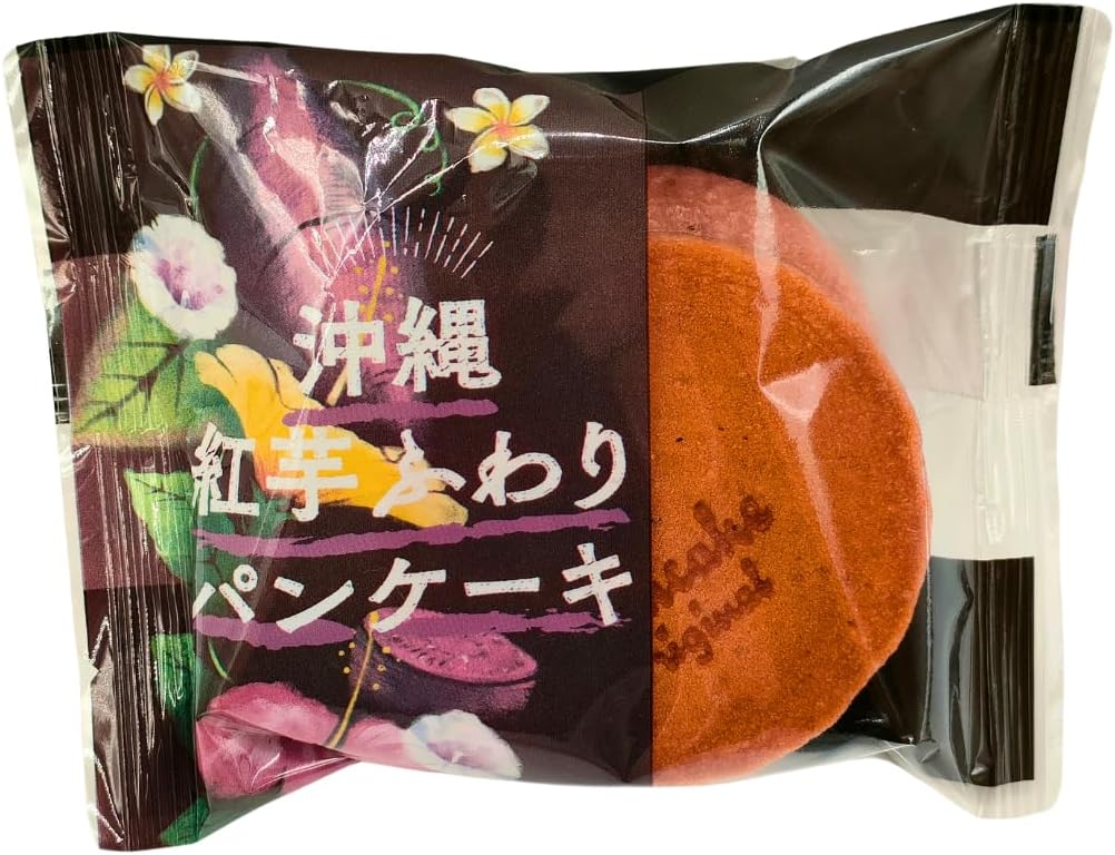 Okinawa Limited Red Potato, Fluffy Pancake, Maple, White Chocolate, Cream, 8 Pieces, Individually Packaged, Souvenir, Scattered, Gift, Sweets