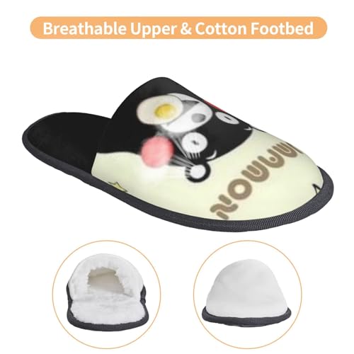 BAIYUAN Kumamon Slippers, Indoor, Men's, Stylish, Women's, Winter, Cute, For Guests, Washable, Toilet, Home, Work, Slippers, Unisex, Character Goods, Popular, Anime Gift