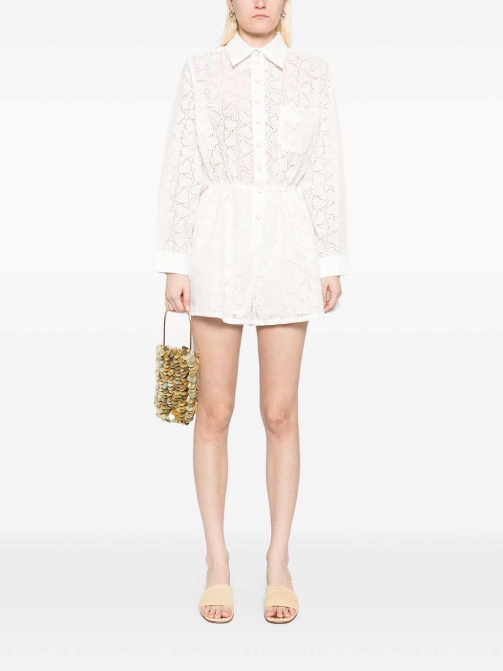 Zimmermann Zimmermann Crush Linen Playsuit - Image 6