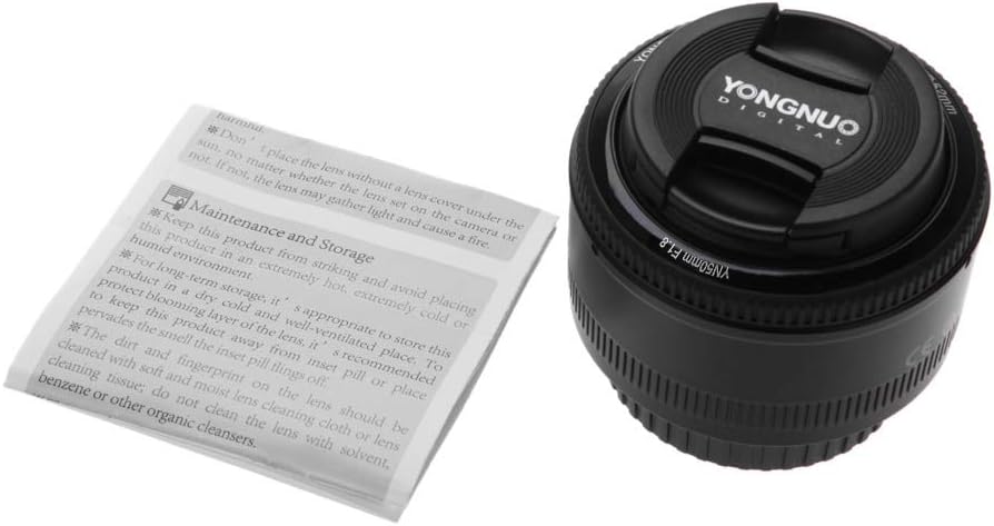 YONGNUO AF 50mm f1.8 Large Diameter Autofocus Lens for Canon 350D 450D 500D 600D 1D Mark II 1D Mark III and More