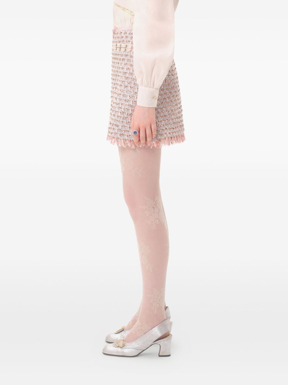 Valentino バレンティーノツイードスカート - Image 6