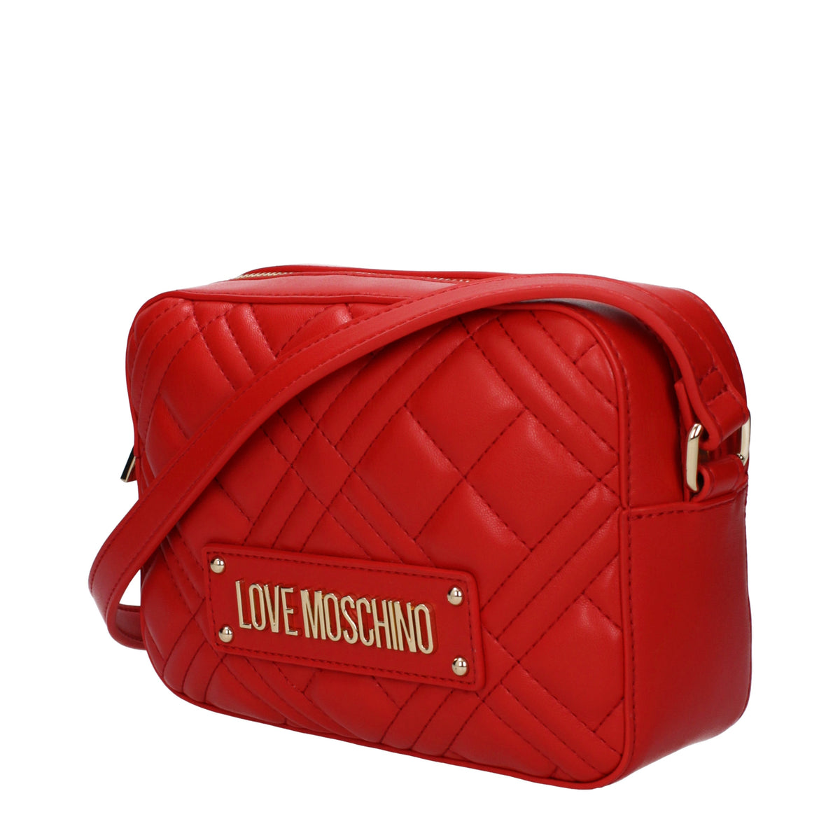 Moschino モスキーノのショルダーバッグが大好きな女性ポリウレタンレッド - Image 6