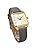 Seiko SWR090P1 Women's Quartz Watch, Square Design, Gold, Gray Leather Band, gray