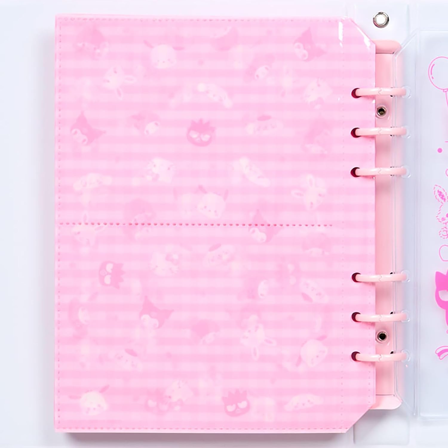 Sanrio (SANRIO) L-size Photo Pocket Album (Enjoy Idol) Sanrio Characters PVC Approximately Width 18 x Depth 3.3 x Height 22 cm 6-Hole Type Sheet 12 (48 Pockets) Binder 493716