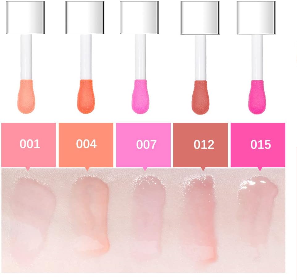 007# RASPBERRY Moisturizing Lip Glow Oil Hydrating Lip Gloss 0.2 fl oz (6 ml)