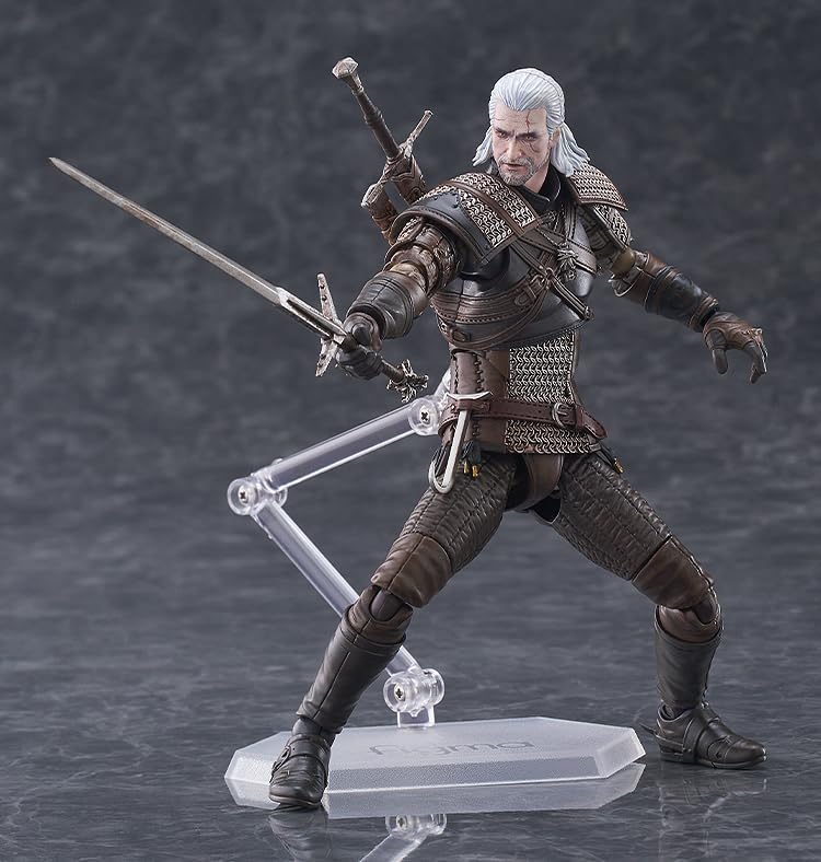 Max Factory Figma The Witcher 3 Wild Hunt Geralt Non-Scale Plastic Pre-Painted Action Figure