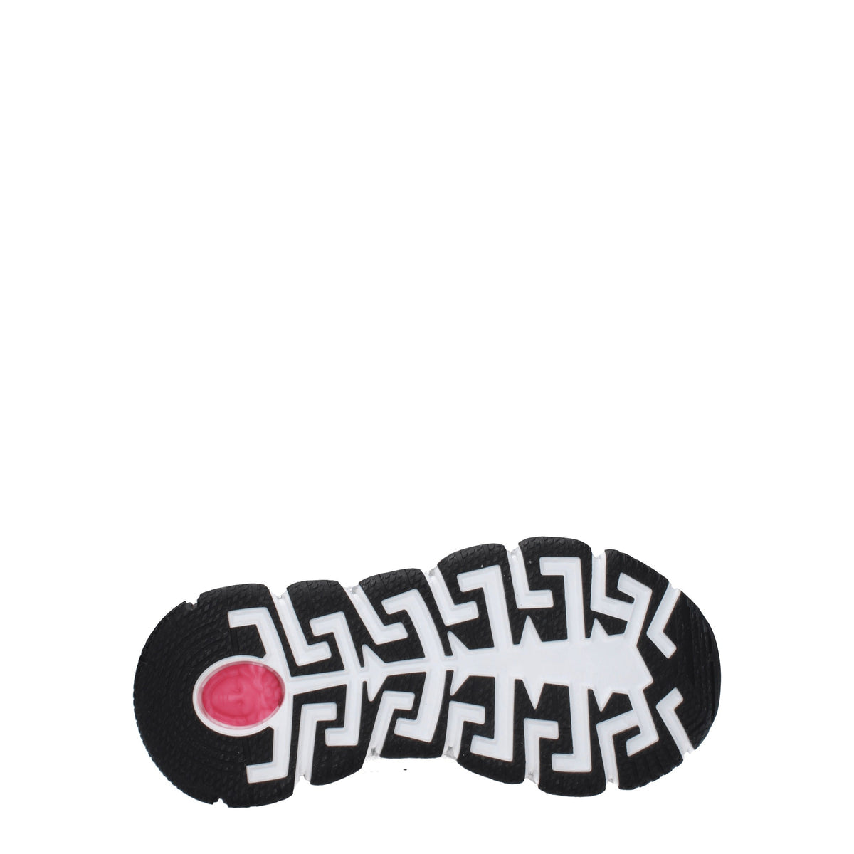 Versace ヴェルサーチスニーカートリゲリックウーマンファブリックホワイト/シルバー - Image 6