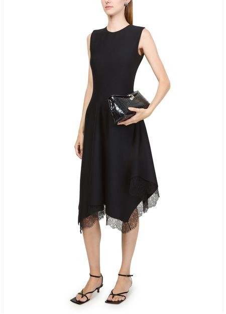 MCQUEEN Lace asymmetric dress - Image 6