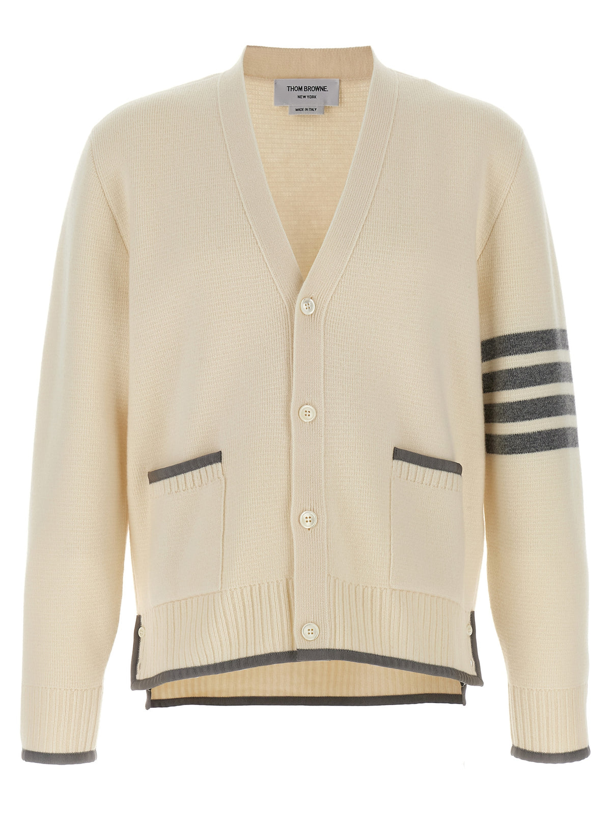 Thom Thom Browne '4 Bar'ウールカーディガン - Image 6