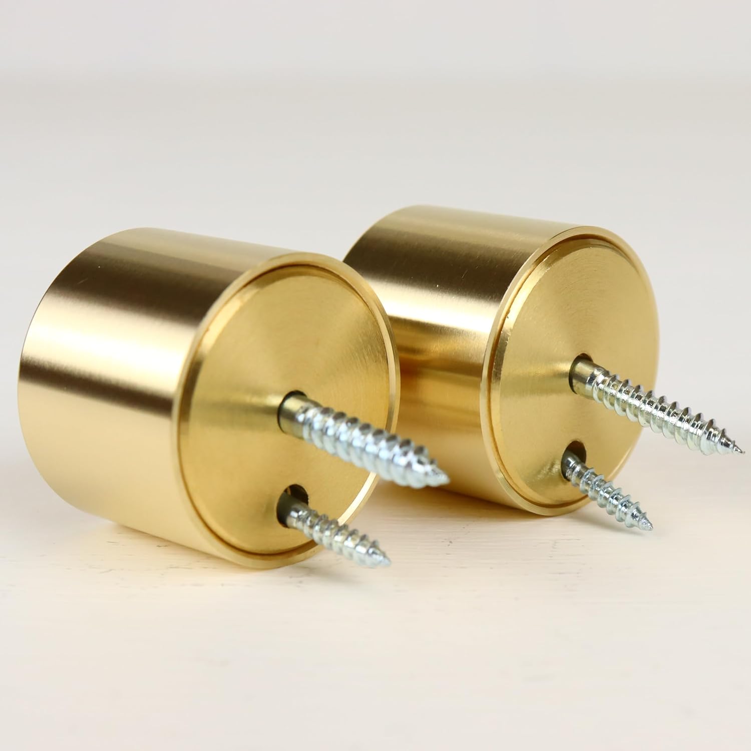 Craftsman Finish Solid Brass Pipe Bracket Hanger Pipe Socket Pipe Holder Fixing Hardware Set of 2 25 mm