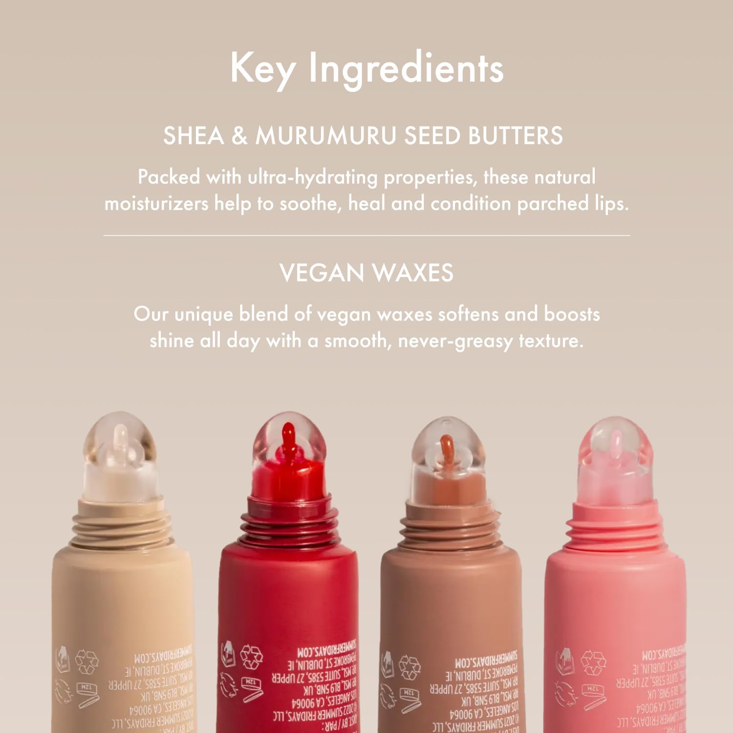 Summer Fridays Lip Butter Balm - Hydrating Overnight Lip Mask + Clear Gloss for Instant Shine - With Nourishing Shea Butter - Everyday Makeup + Skincare Summer Essentials - Vegan - Sweet Mint (.5 Oz)