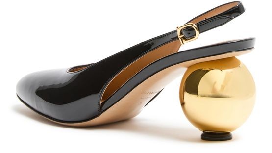 FERRAGAMO Spherical heel slingback pumps - Image 6
