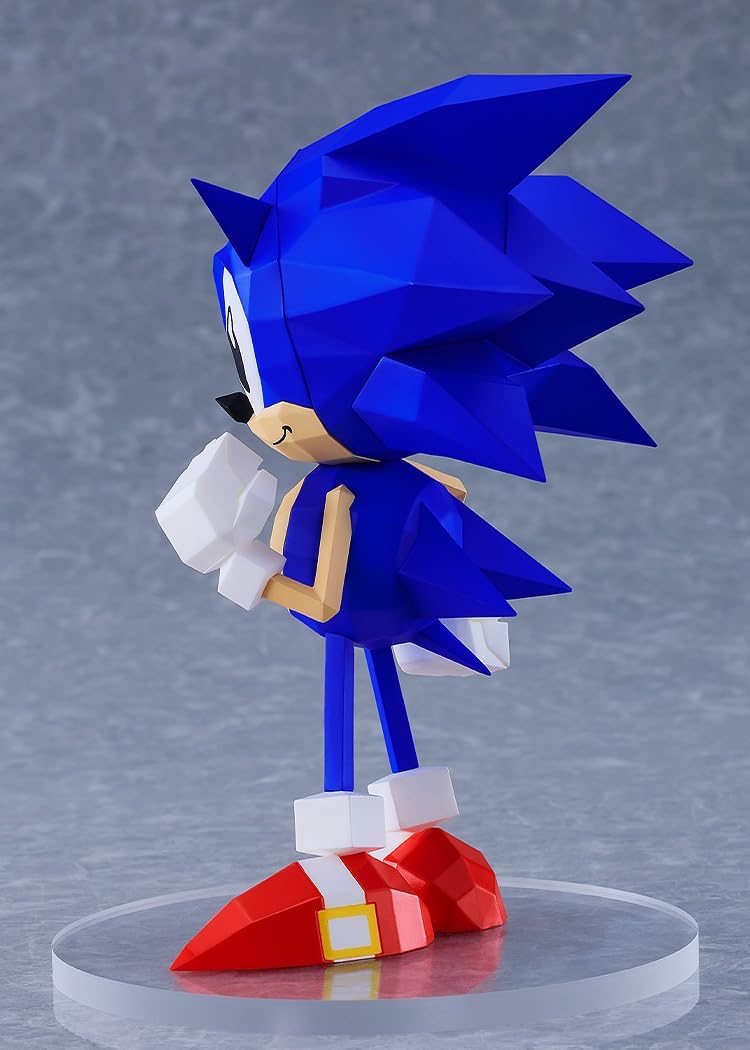 Good Smile Company Sonic the Fighters Pop Up Parade Sonic the Hedgehog Sonic the Fighters Ver. Plastic, Painted and Assembled Figure, Non-scale, Exclusive Base Included, Total Height Approx. 5.5