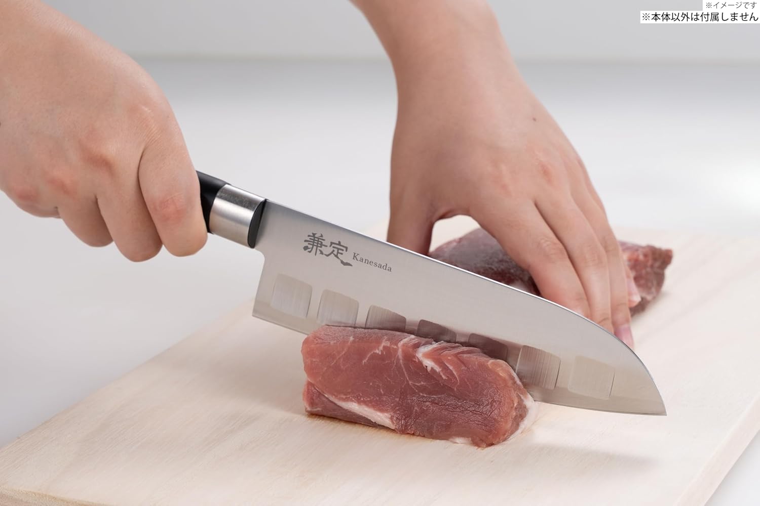 Takagi Kansada Santoku Knife, 6.7 inches (170 mm), Dimple Special Treatment, For Vegetables, Meat, Fish, Etc., Handle With Antibacterial Agent, Dishwasher Safe, Made in Japan Antibacterial, Takagi Takagi