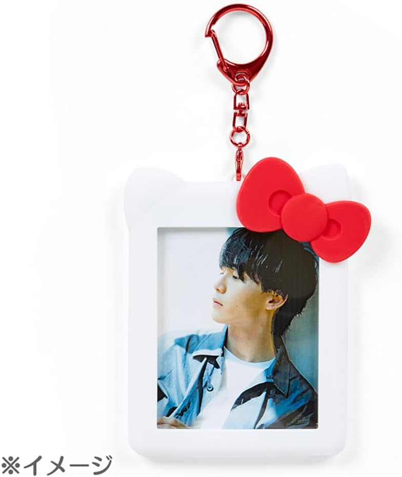 Sanrio 322431 Hello Kitty Kitty Hello Kitty Card Holder with Frame 4.3 x 3.5 x 0.3 inches (10.9 x 8.8 x 0.8 cm) Character