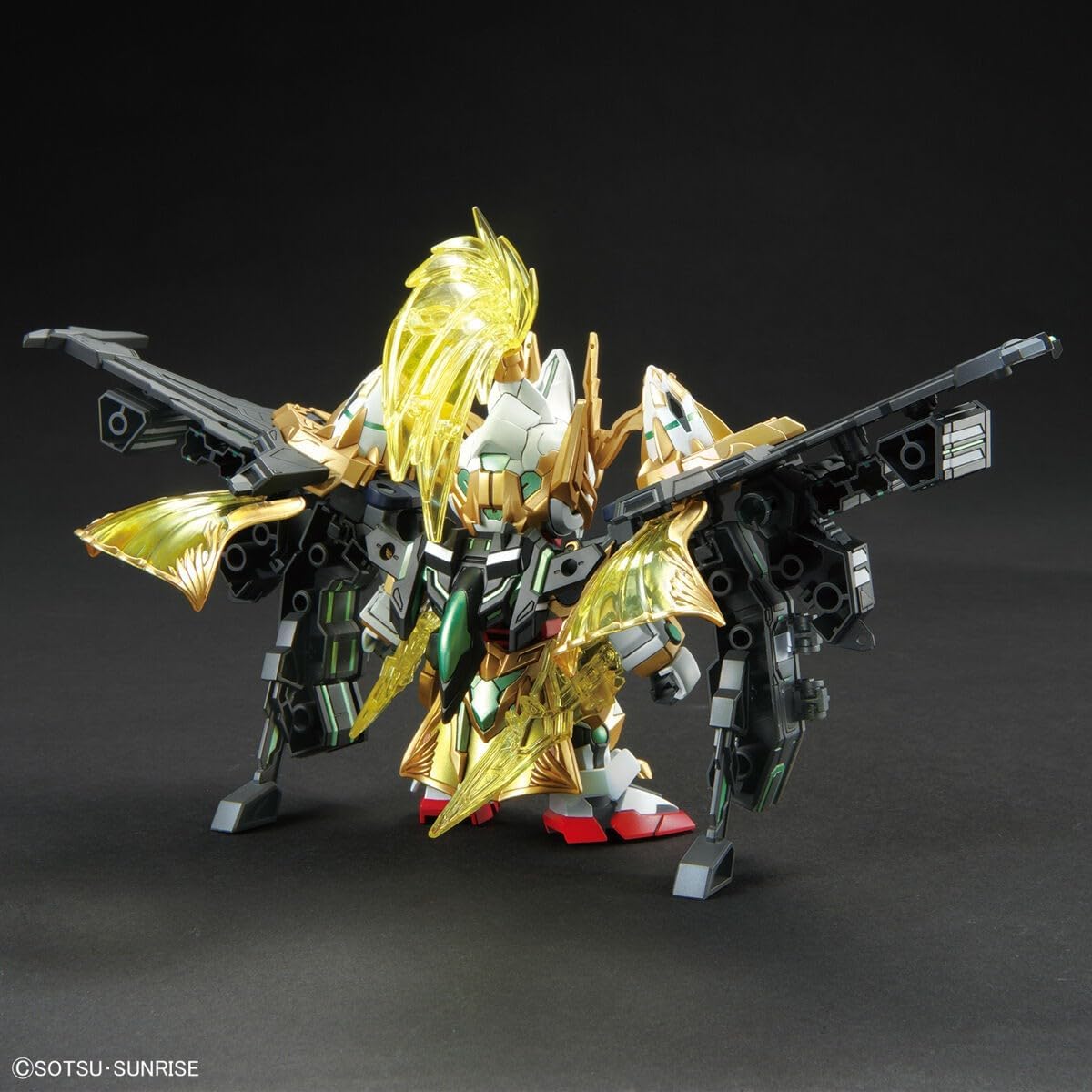 Bandai Spirits SDW Heroes Zhao Yun Double O Gundam Command Package, Pre-Colored Plastic Model