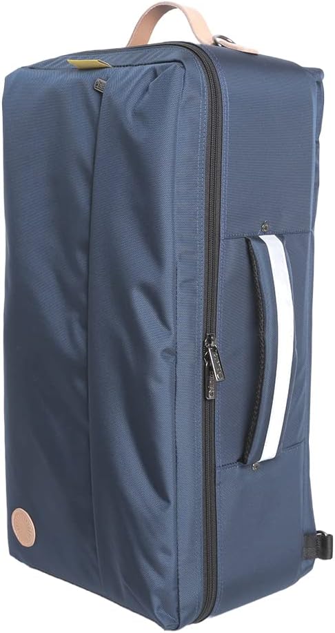 CURTIS Trumpet Double / Triple Semi-Hard Case, Flugel, Lightweight, Compact, Shoulder Backpack, Horizontal Holding Vertical Mute, Accessory Box (Denim Blue Blue)