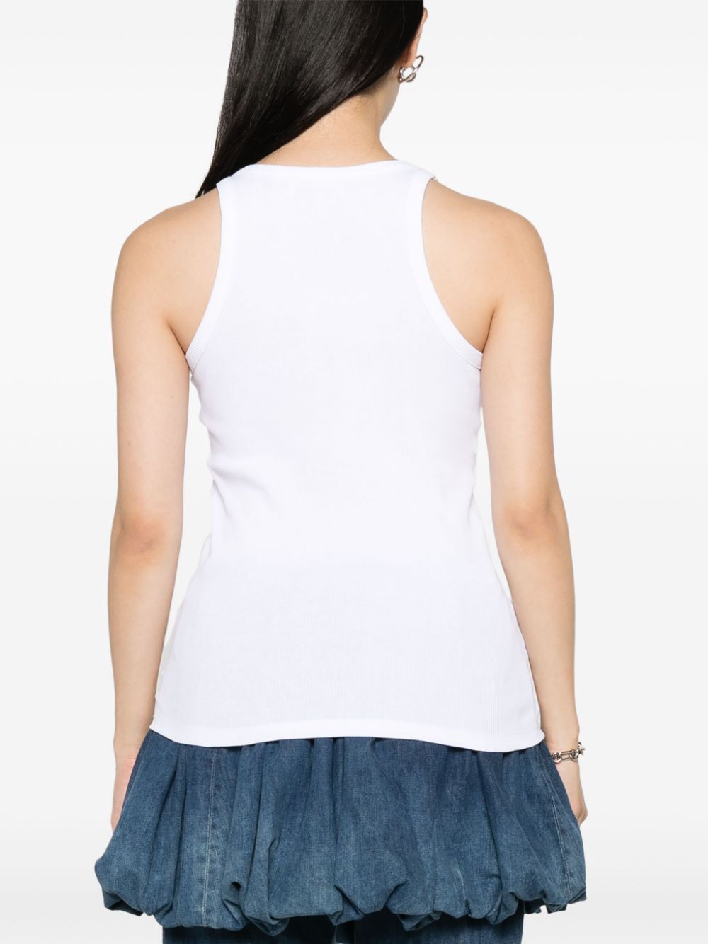 The Attico Ribbed Cotton Tank Top - Image 6