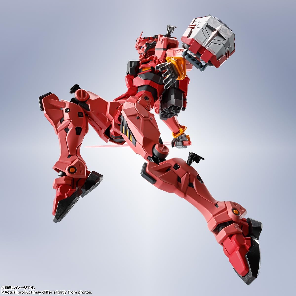 TAMASHII NATIONS METAL ROBOT Spirits, Mobile Suit Gundam GQuuuuuuuX (Reading: Siegax), Red Gundam, Approx. 6.1 inches (155 mm), ABS & Die Cast & PVC Pre-painted Action Figure
