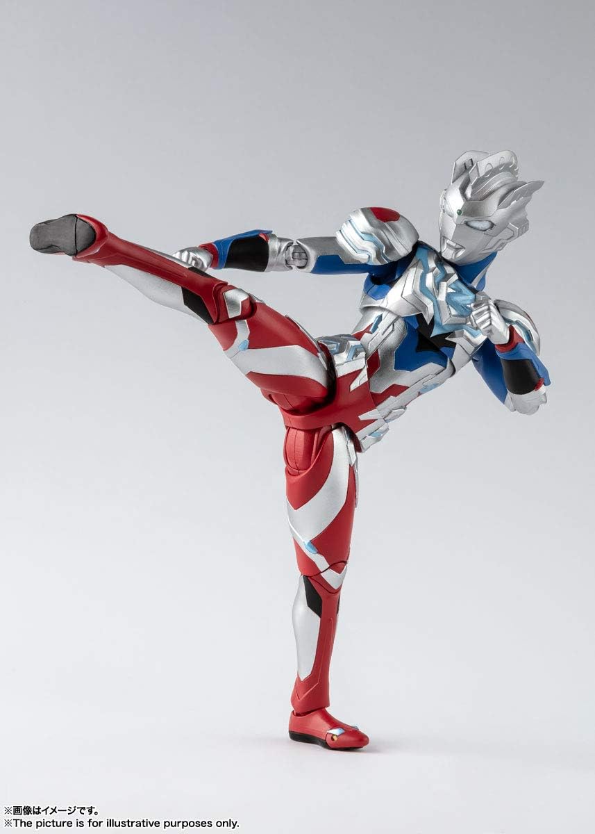 S.H. Figuarts Ultraman Zet Alpha Edge, Approx. 5.9 inches (150 mm), PVC & ABS, Pre-painted Action Figure