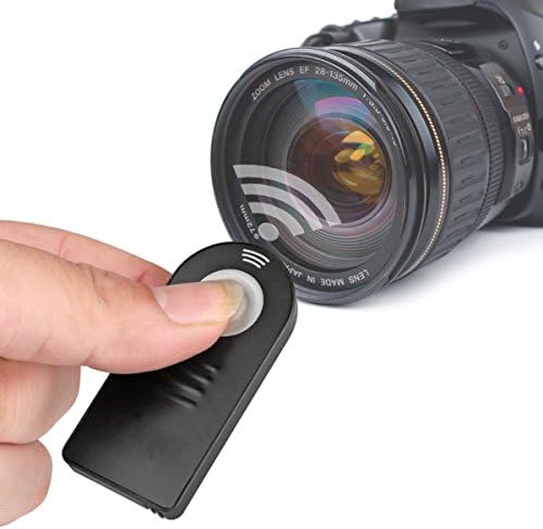 NinoLite TX-10 Remote Control for SLR Cameras, Canon, Nikon, Pentax, Sony, Compatible with All Manufacturers, Up to 16.4 ft (5 m) Distance, Wireless Shutter